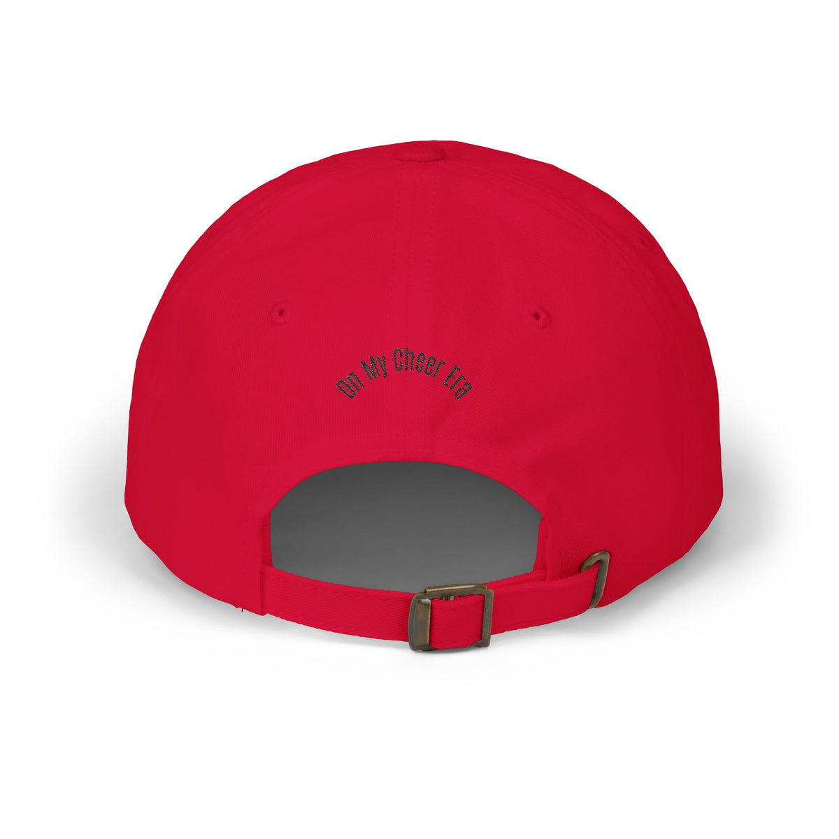 Cheer Mom Dad Cap — Embroidered ‘CHEER MOM’ Front & ‘On My Cheer Era’ Back
