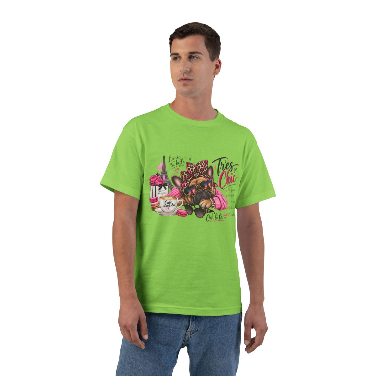 T-Shirt — Très Chic French Bulldog Graphic Tee