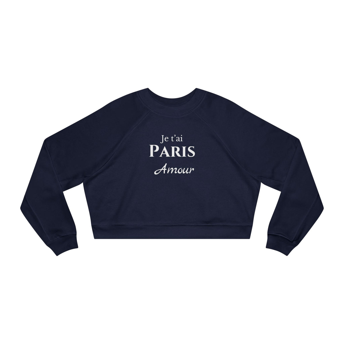 Cropped Pullover — 'Fun Vibes' Colorful Retro Graphic
