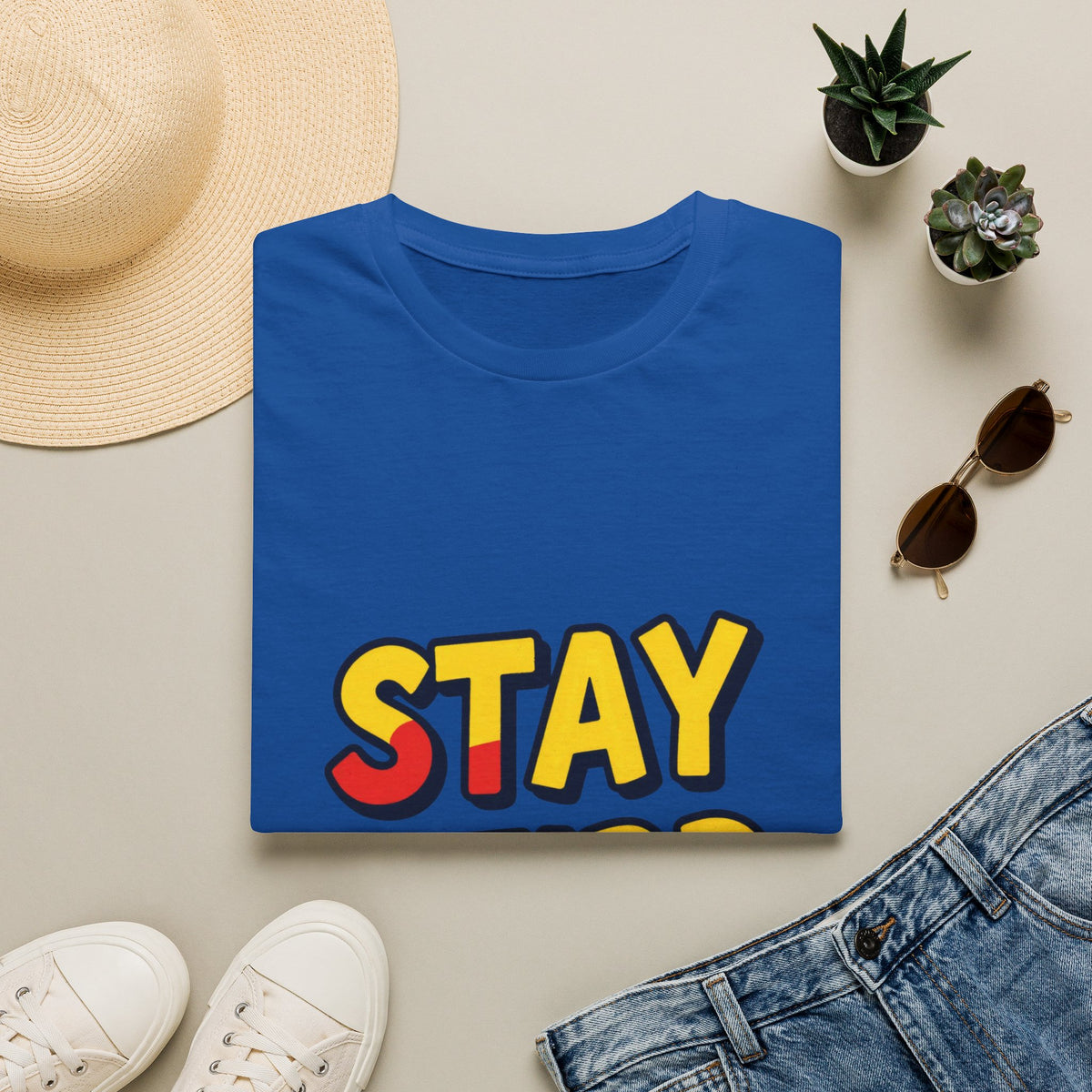 Stay Weird T-Shirt — Retro Bold Graphic Tee