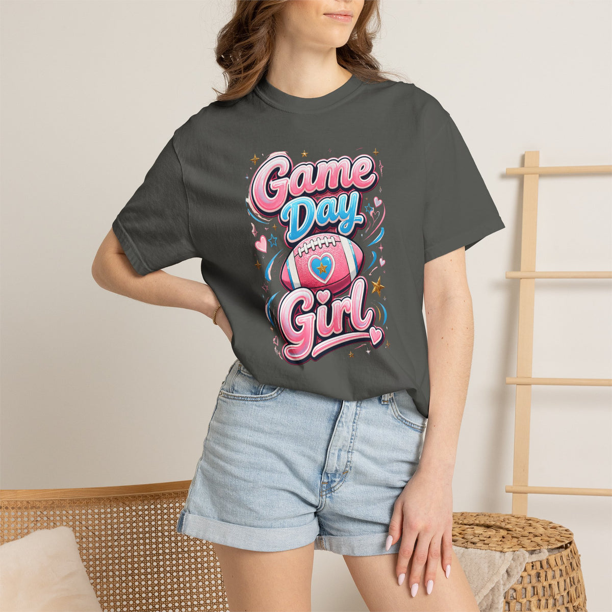 Game Day Girl Football Tee