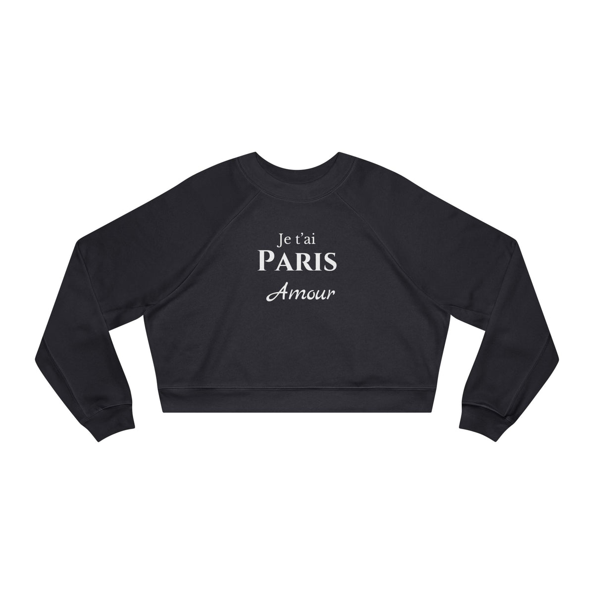 Cropped Pullover — 'Fun Vibes' Colorful Retro Graphic