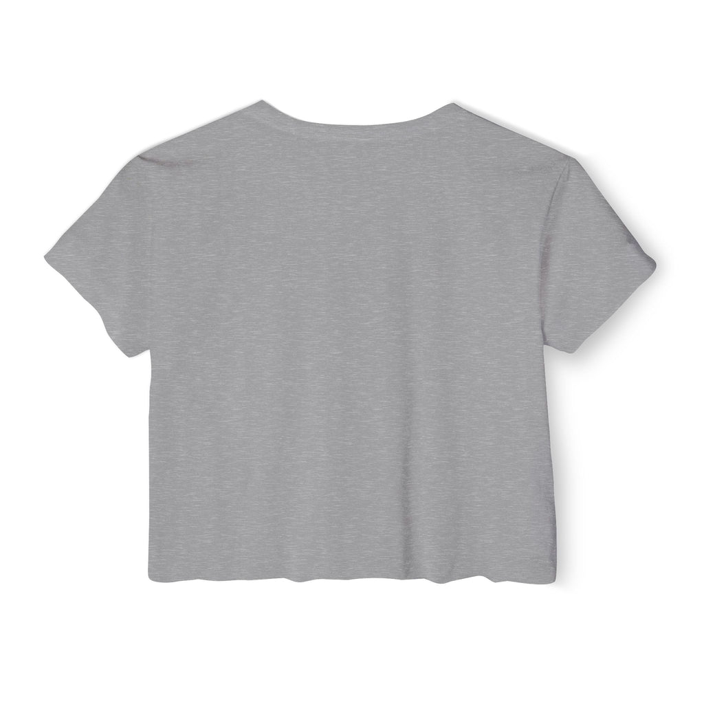 Happy Mind Happy Life Crop Top — Cute Pastel Festival Women's Tee