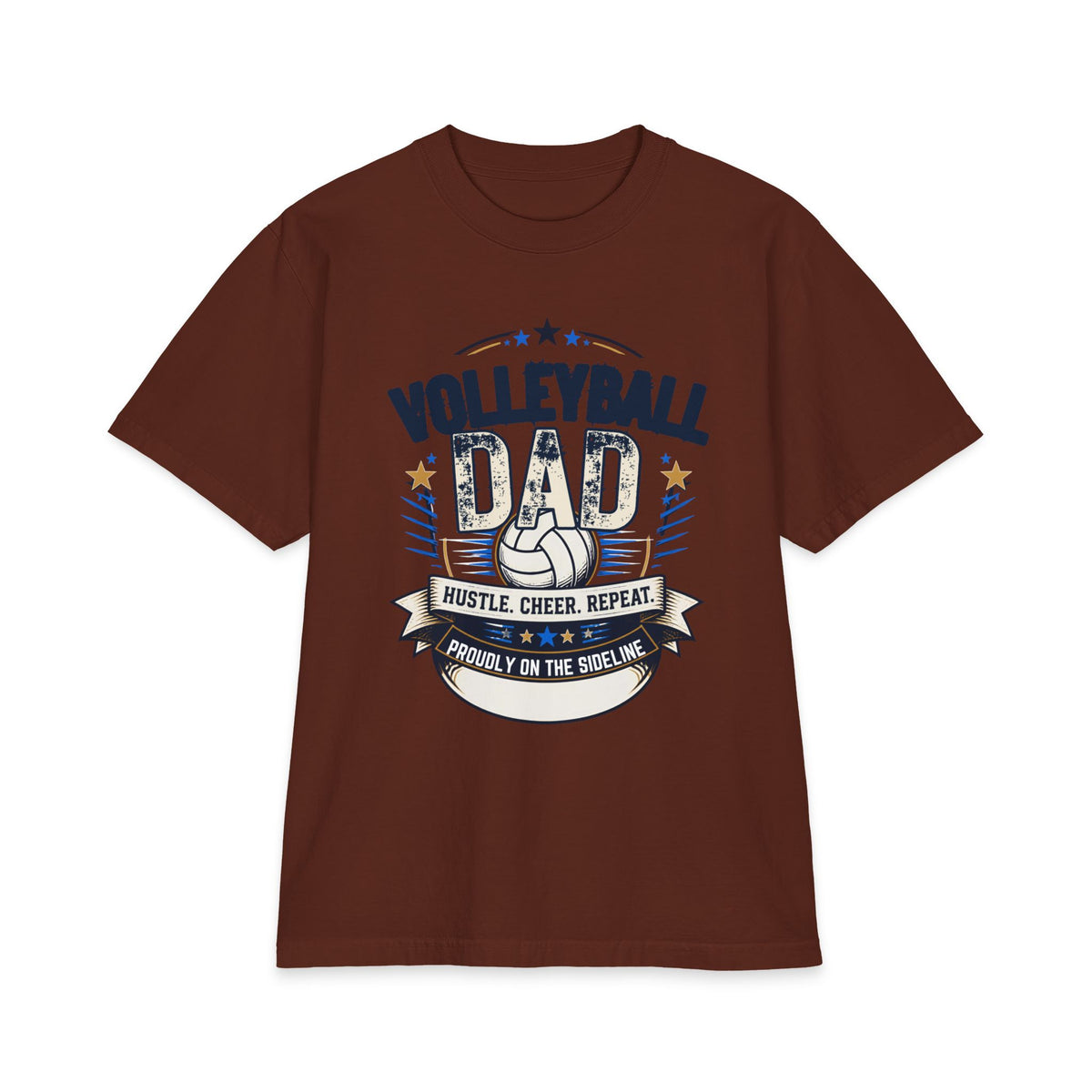 Volleyball Dad T-Shirt – Proudly on the Sideline