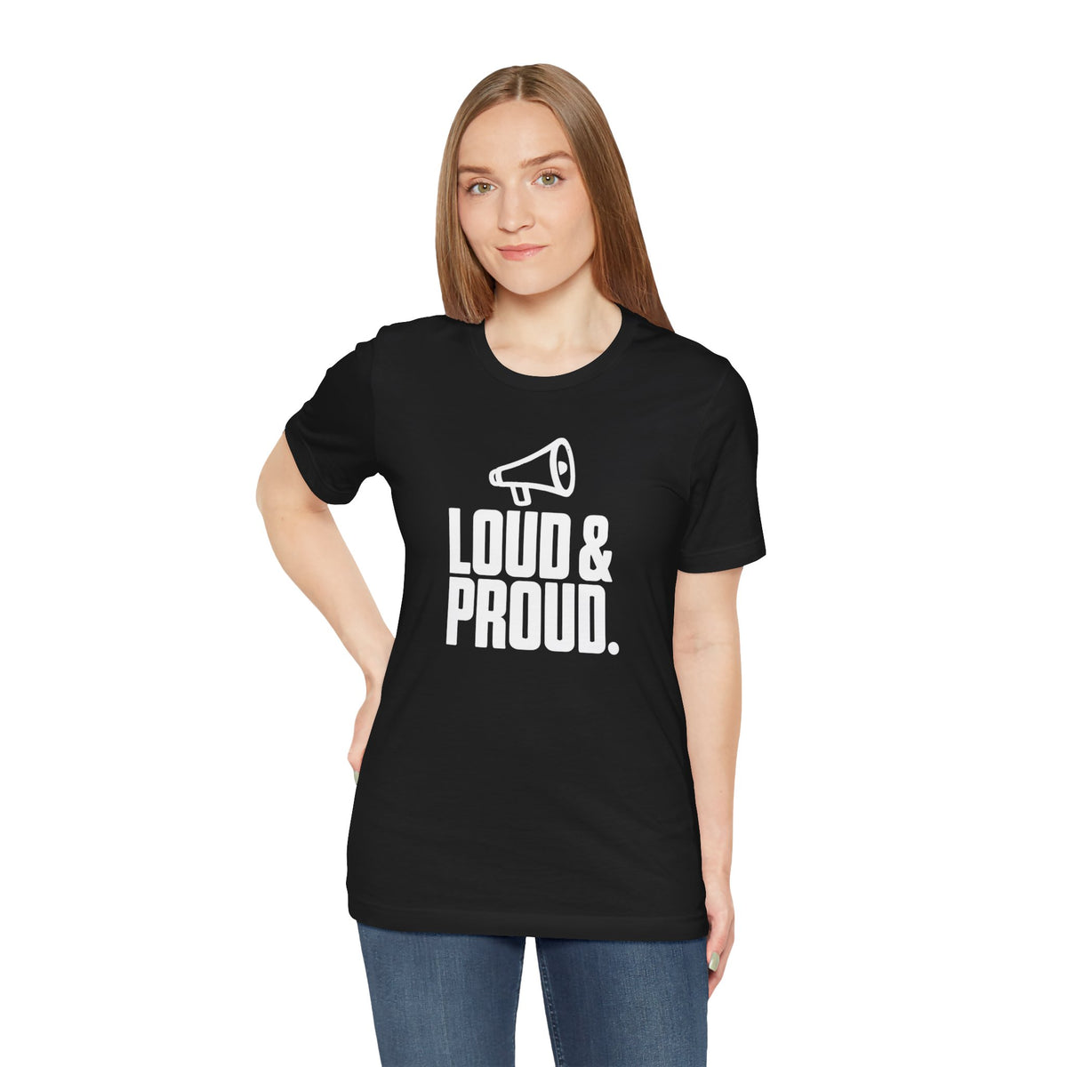 Loud & Proud — Volleyball Supporter Tee