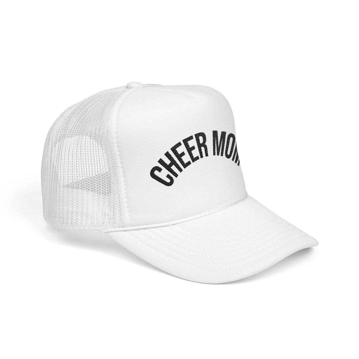 Cheer Mom Foam Trucker Hat — Pom-Proud Cheerleading Mom Cap