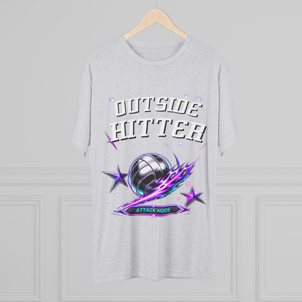 Outside Hitter Volleyball Tee — Attack Mode Graphic Shirt