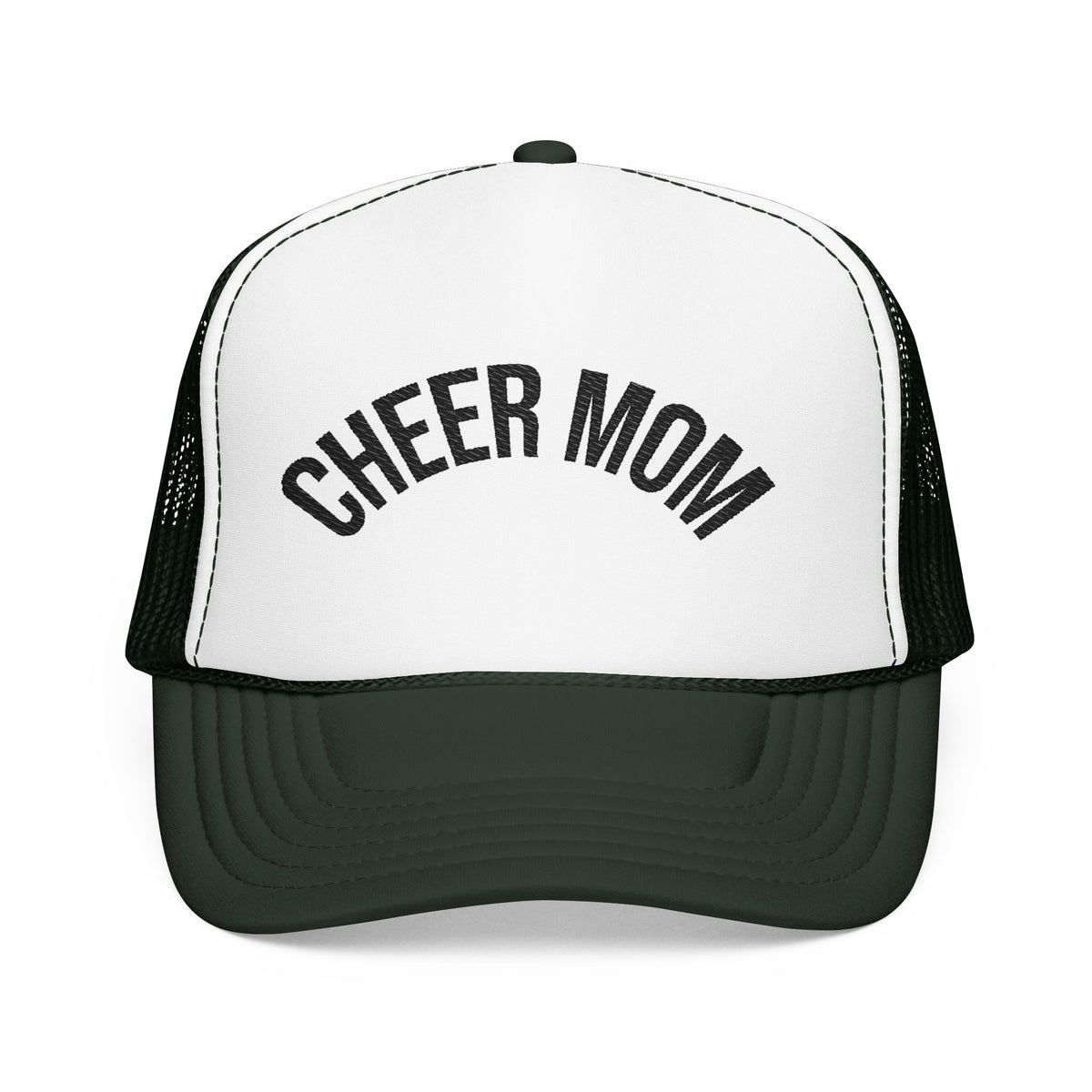 Cheer Mom Foam Trucker Hat — Pom-Proud Cheerleading Mom Cap