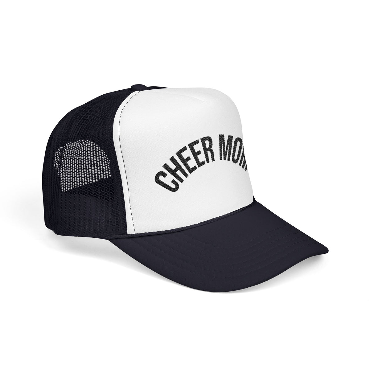 Cheer Mom Foam Trucker Hat — Pom-Proud Cheerleading Mom Cap