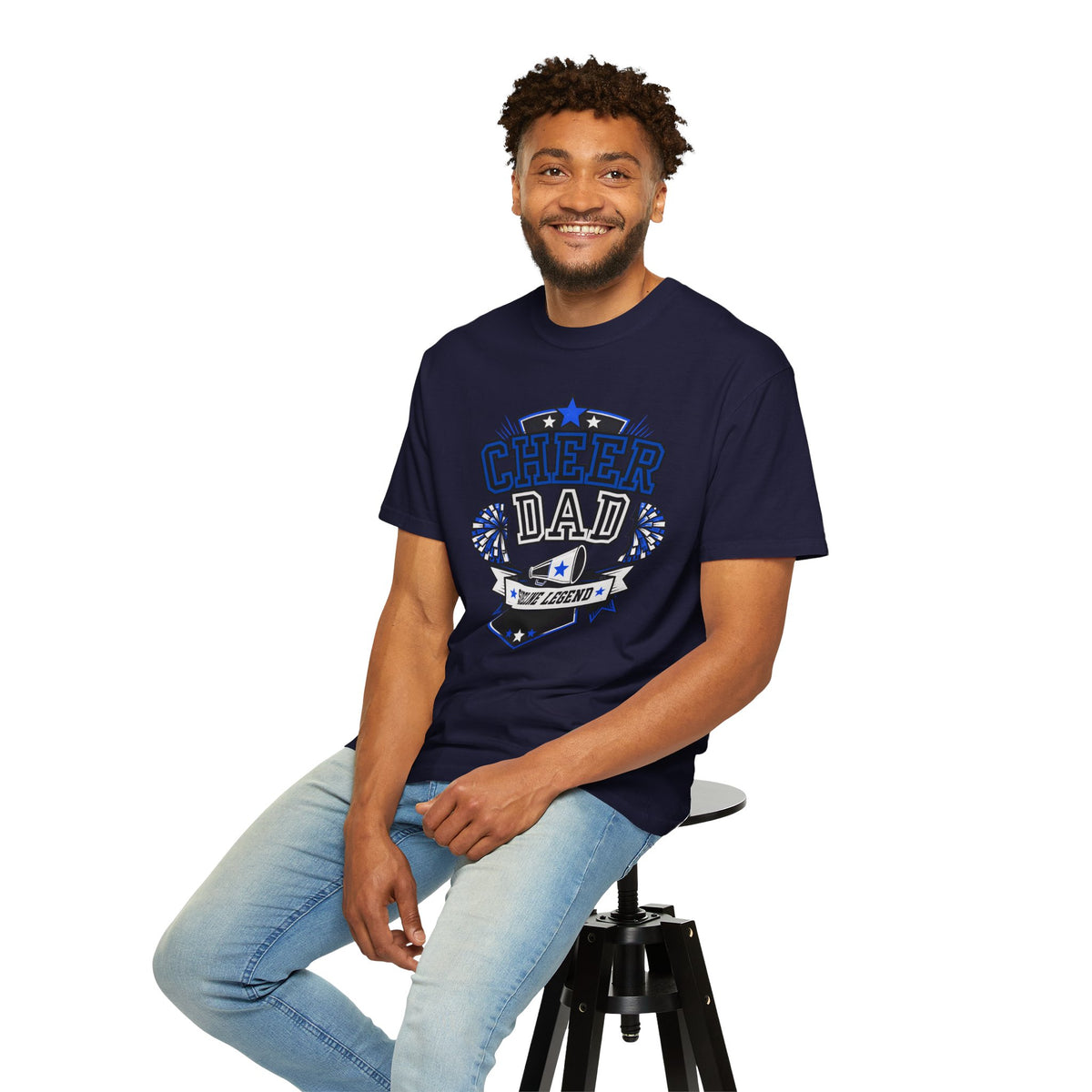 Cheer Dad T-Shirt — Sideline Legend Dad Shirt for Cheer Supporters