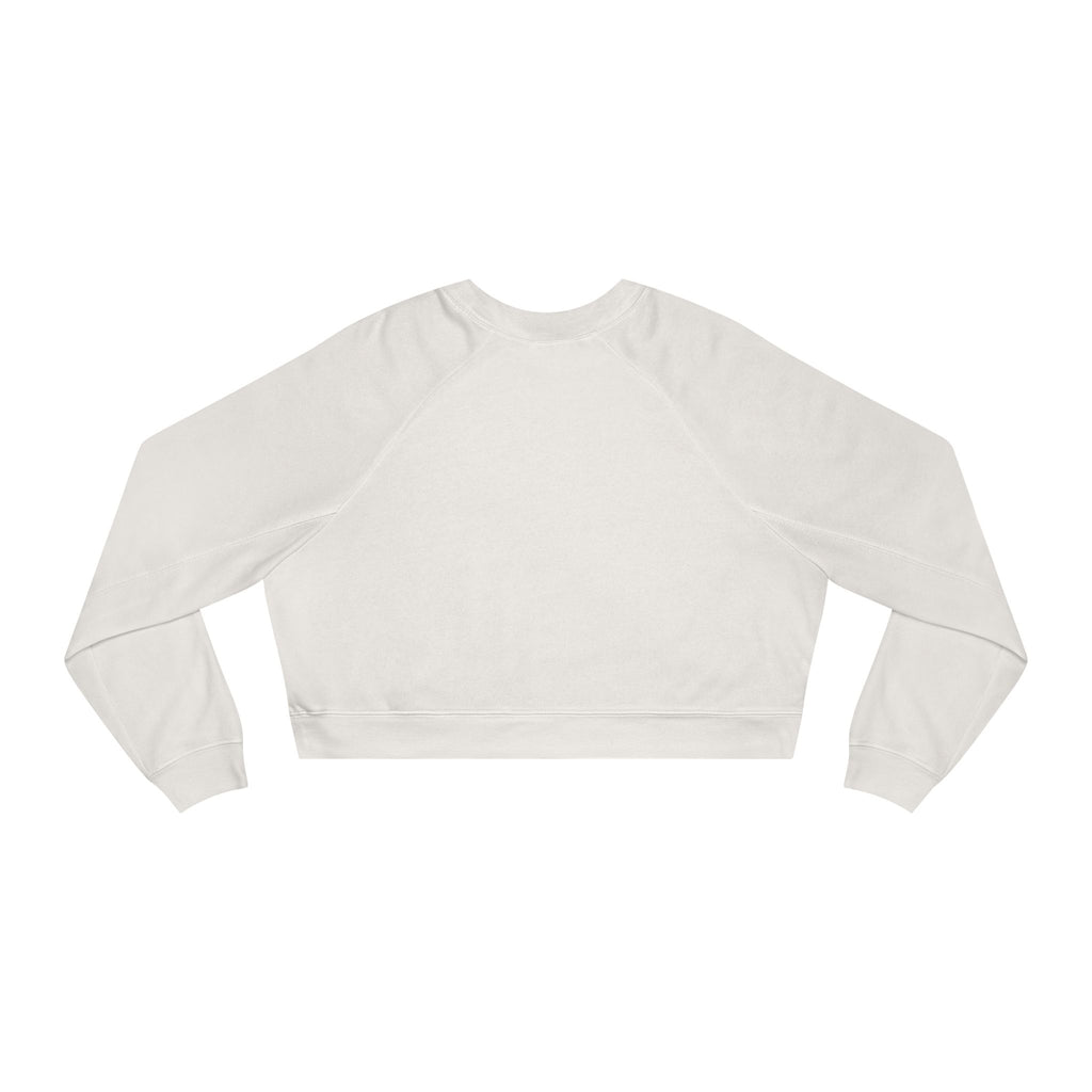 Cropped Pullover — 'Fun Vibes' Colorful Retro Graphic