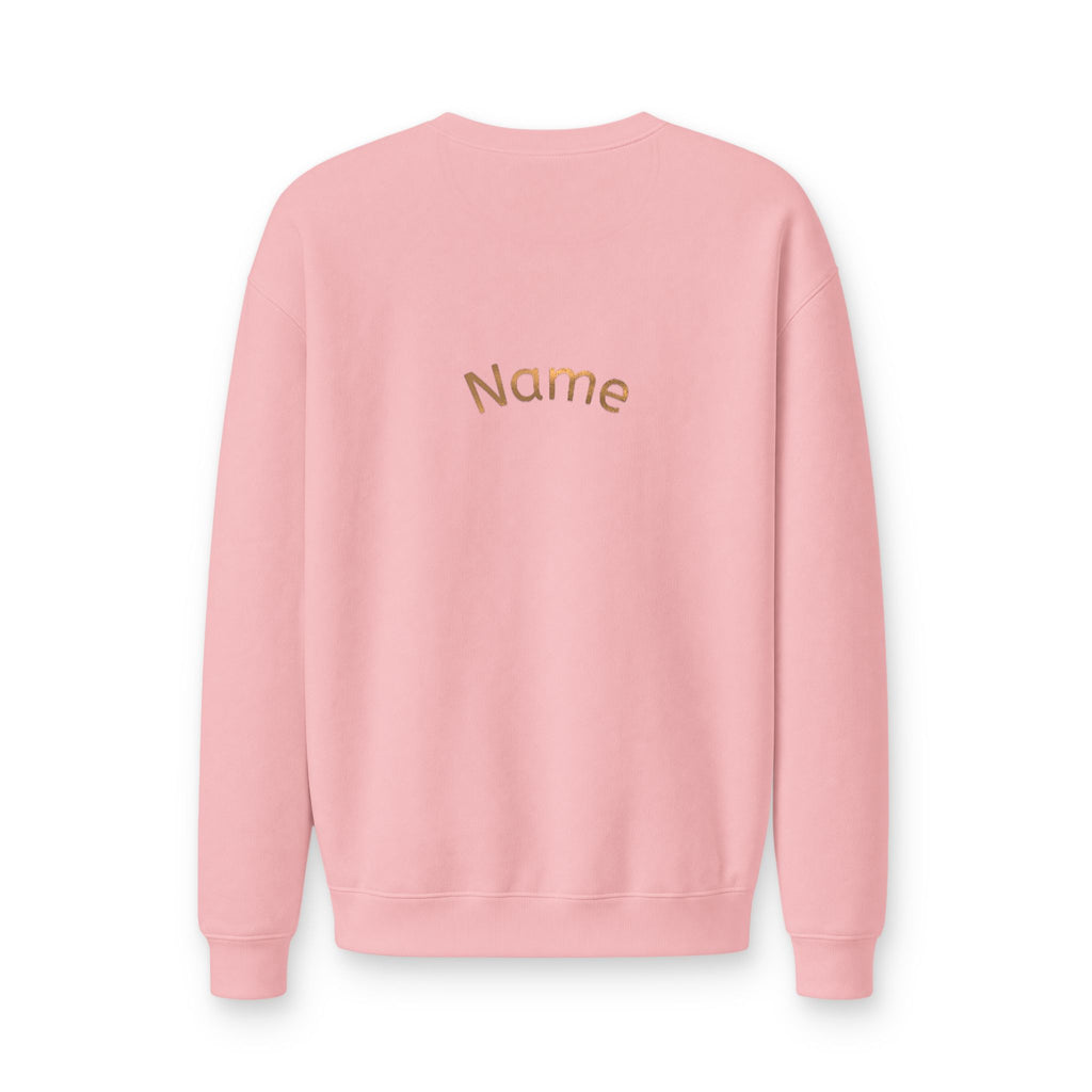Cheer Mom Crewneck Sweatshirt — Personalized Back Name Fleece