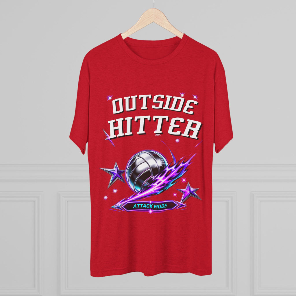 Outside Hitter Volleyball Tee — Attack Mode Graphic Shirt