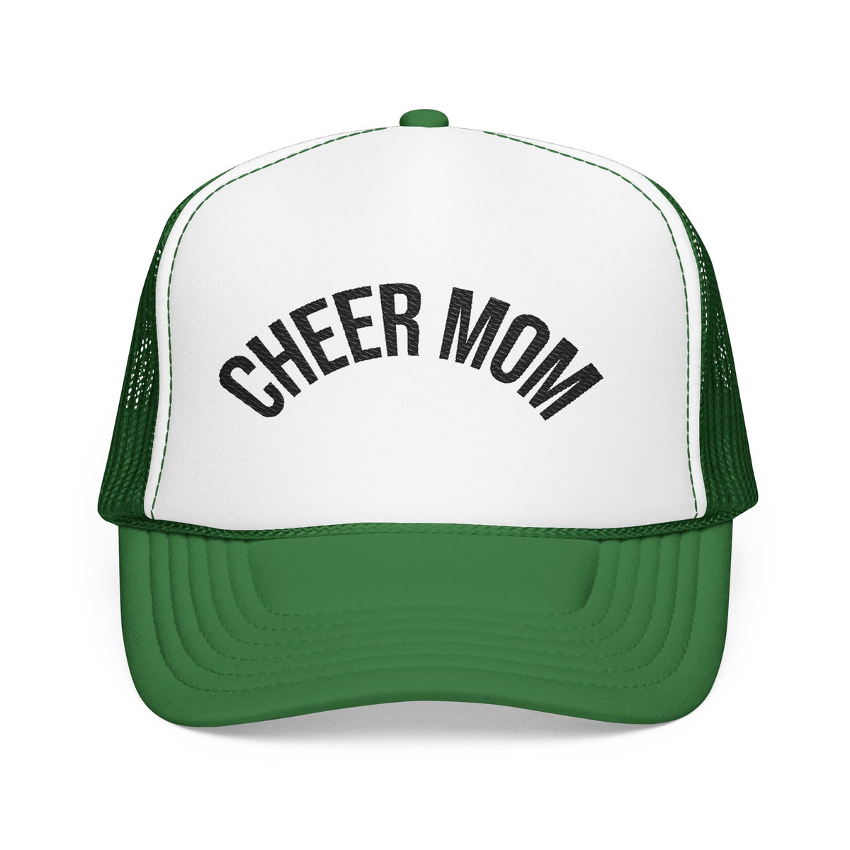 Cheer Mom Foam Trucker Hat — Pom-Proud Cheerleading Mom Cap