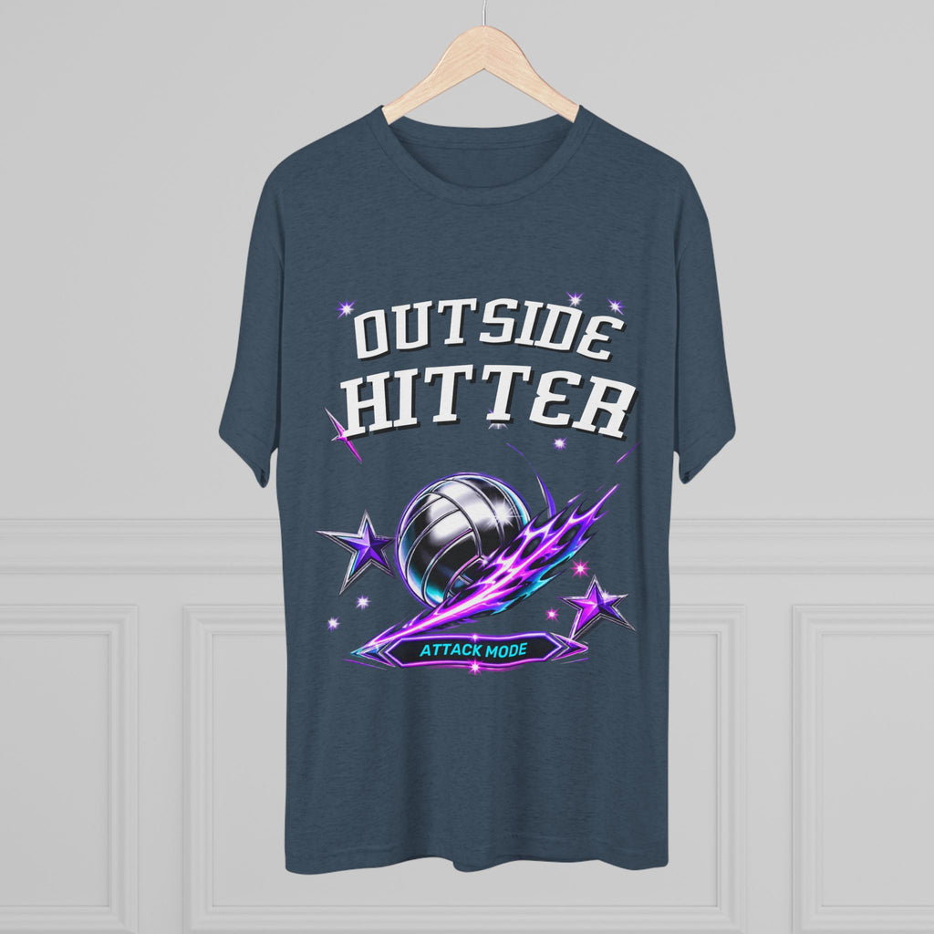 Outside Hitter Volleyball Tee — Attack Mode Graphic Shirt