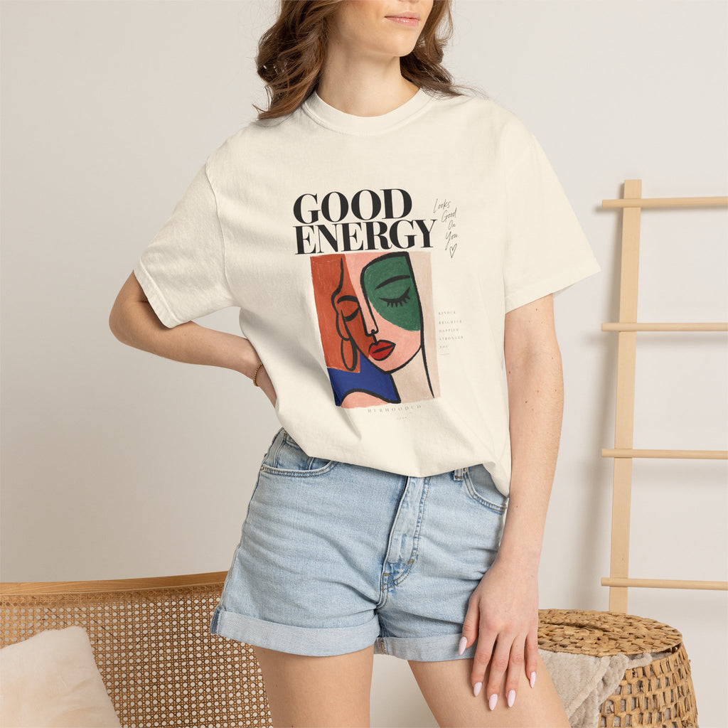 Good Energy Abstract Portrait T-Shirt