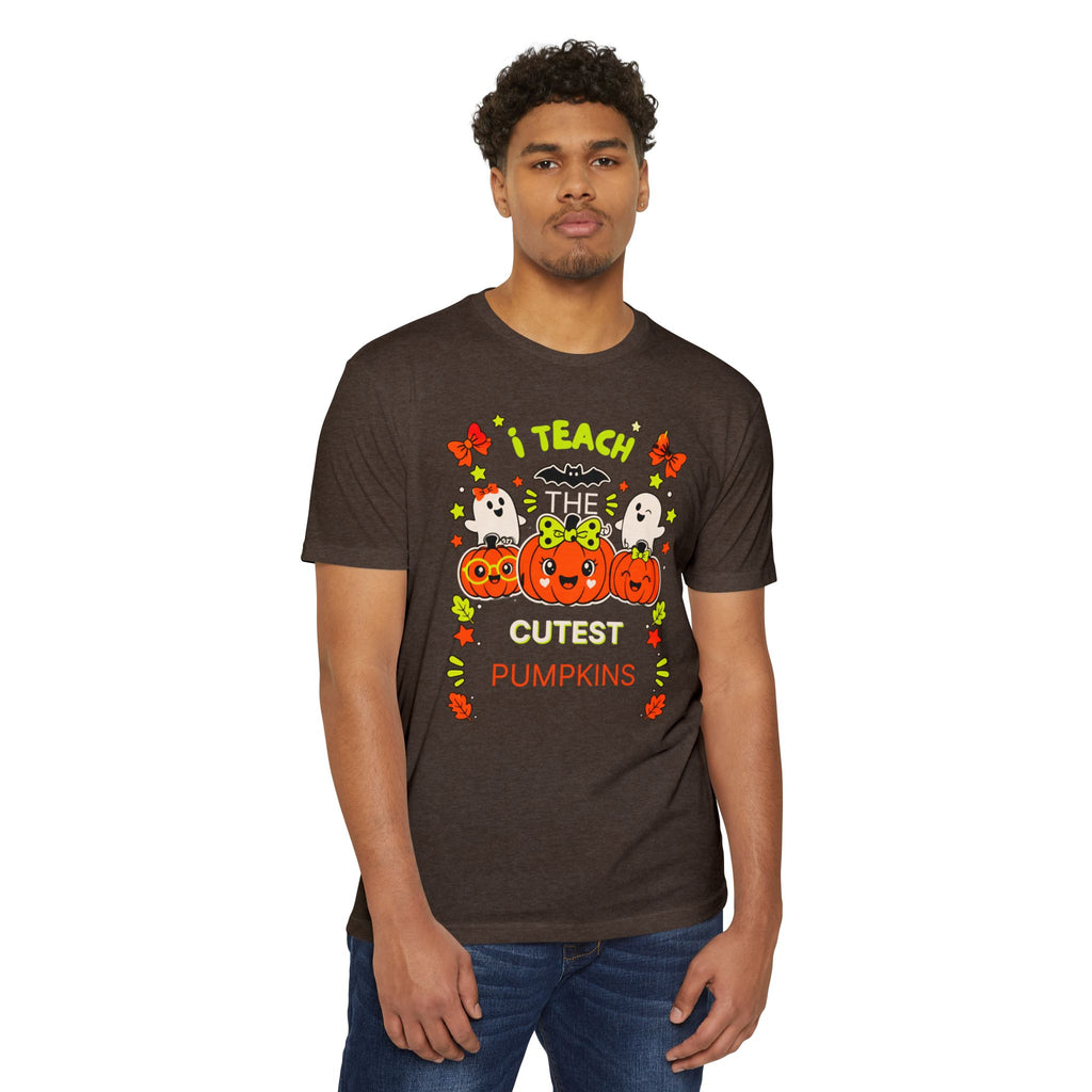 Teacher Halloween T‑Shirt — I Teach the Cutest Pumpkins Tee