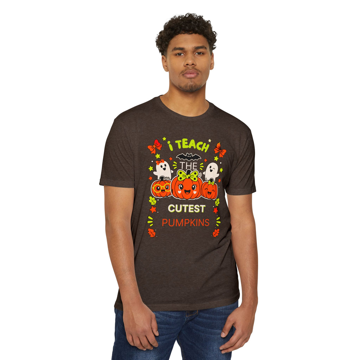 Teacher Halloween T‑Shirt — I Teach the Cutest Pumpkins Tee