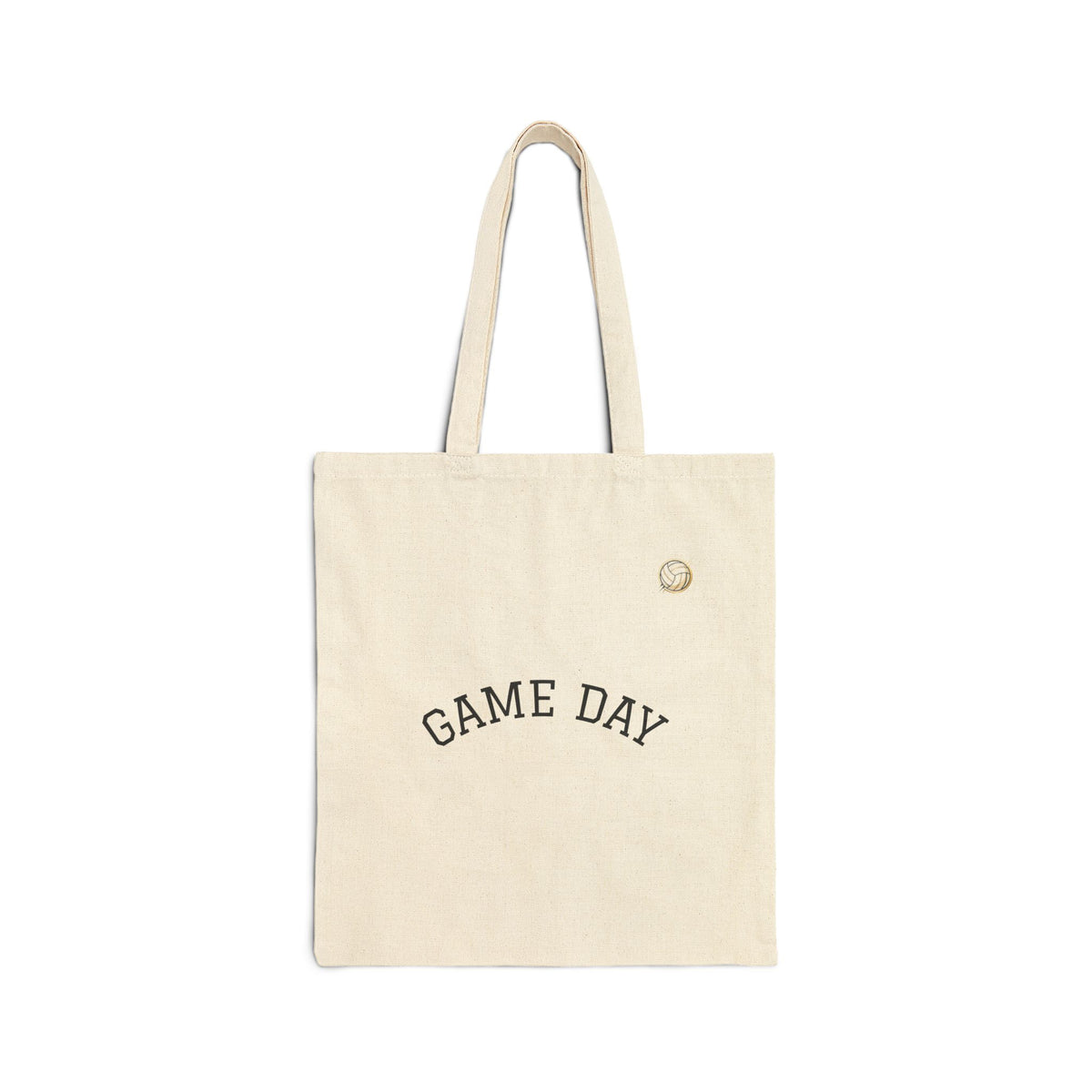 Game Day Cotton Tote Bag — Canvas Grocery & Sports Tote