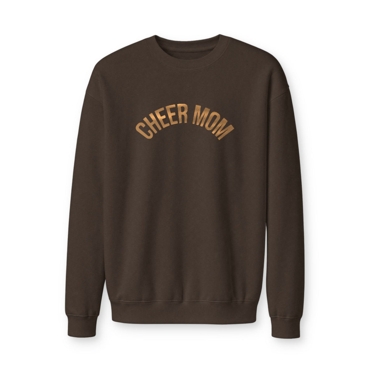 Cheer Mom Crewneck Sweatshirt — Personalized Back Name Fleece