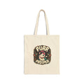 Purr and Prosper Cat Canvas Tote