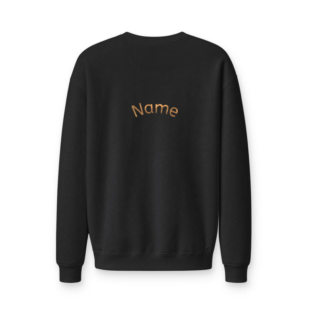 Cheer Mom Crewneck Sweatshirt — Personalized Back Name Fleece