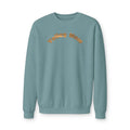 Volleyball Mom Crewneck Sweatshirt — "Volley Mom" Arch Graphic with Back Name Personalization