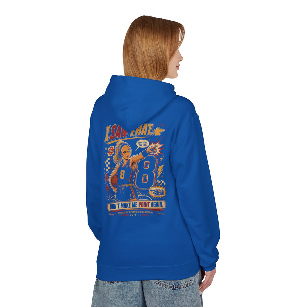Point Made Hoodie — "I Saw What I Saw" Football Referee Fan Pullover