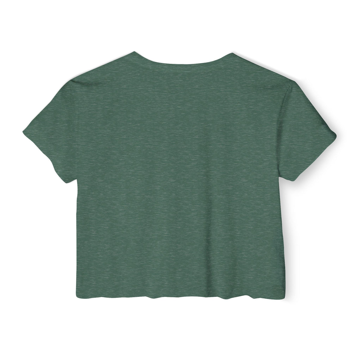 Happy Mind Happy Life Crop Top — Cute Pastel Festival Women's Tee