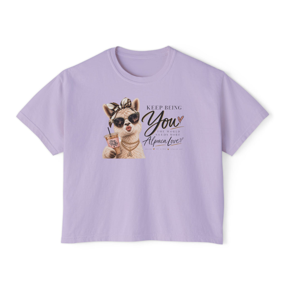 Keeping You Alpaca Lover Boxy Tee