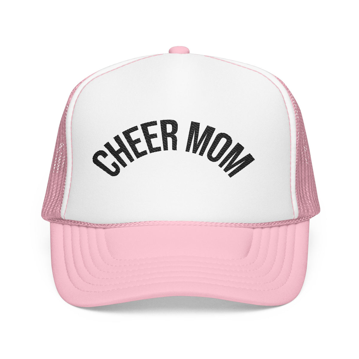 Cheer Mom Foam Trucker Hat — Pom-Proud Cheerleading Mom Cap
