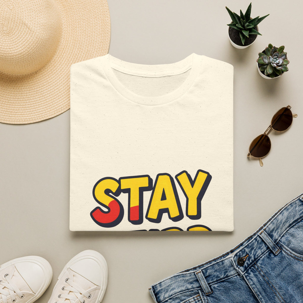 Stay Weird T-Shirt — Retro Bold Graphic Tee