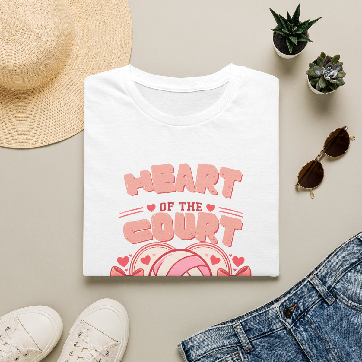 Heart of the Court Volleyball T-Shirt