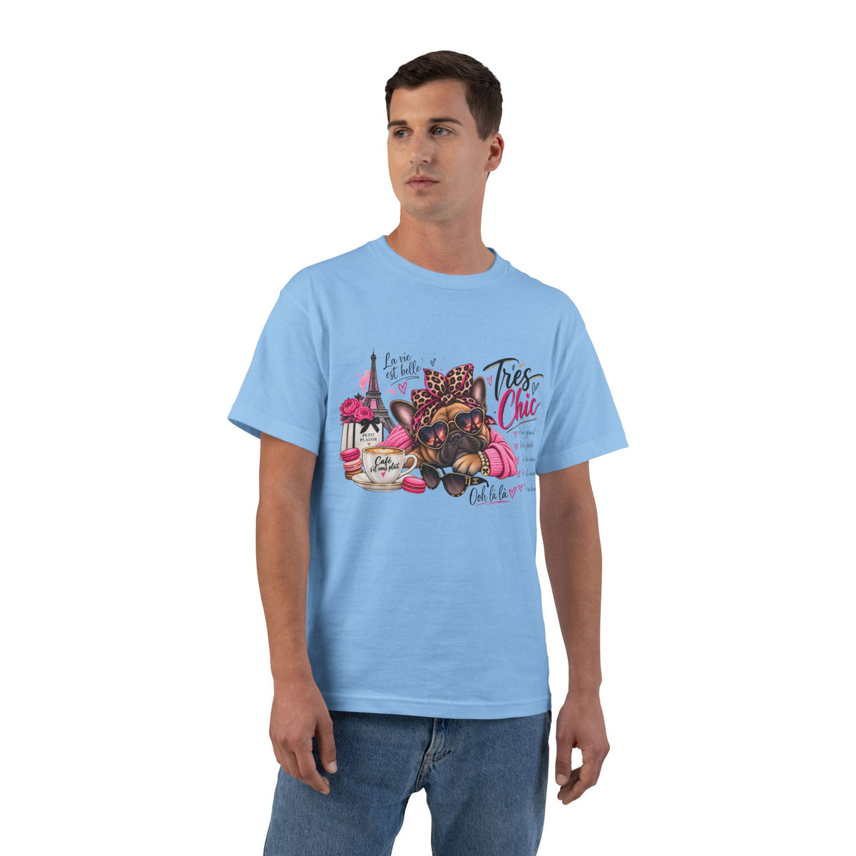 T-Shirt — Très Chic French Bulldog Graphic Tee