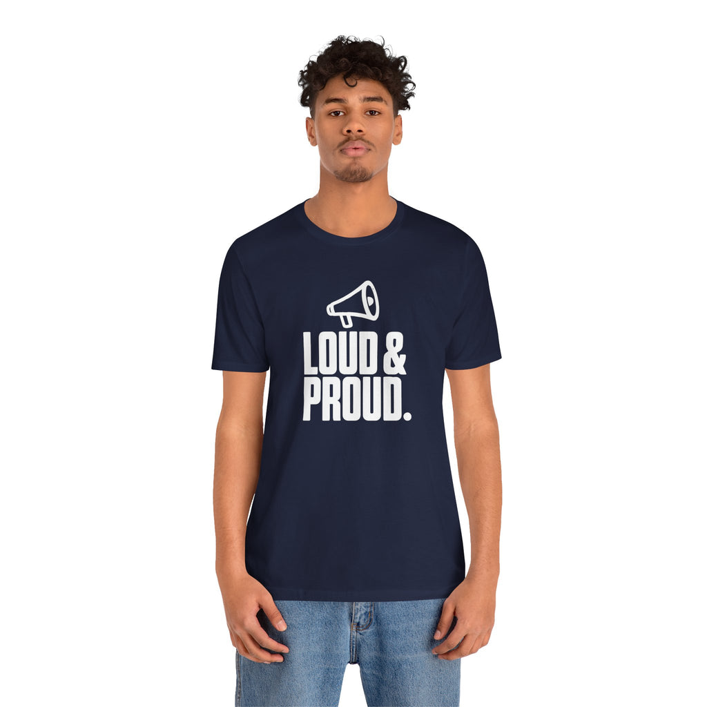 Loud & Proud — Volleyball Supporter Tee