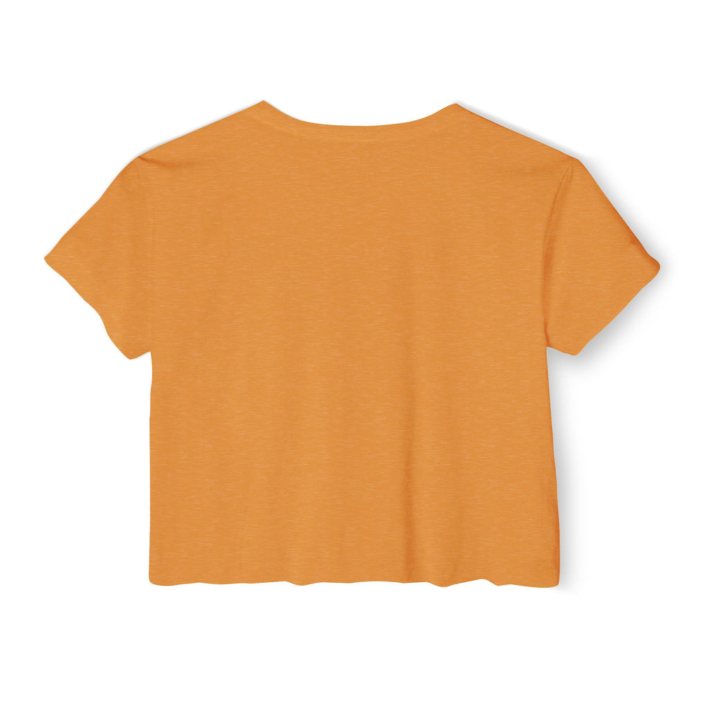Happy Mind Happy Life Crop Top — Cute Pastel Festival Women's Tee