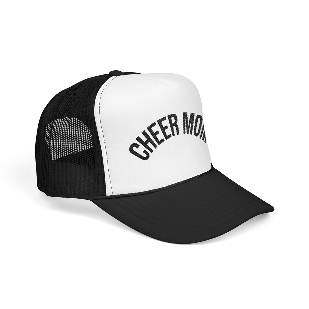 Cheer Mom Foam Trucker Hat — Pom-Proud Cheerleading Mom Cap