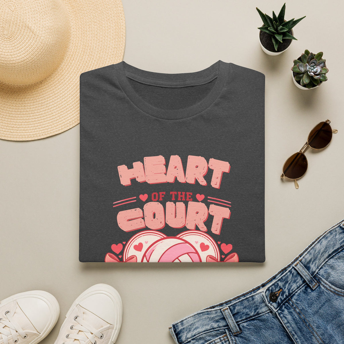 Heart of the Court Volleyball T-Shirt