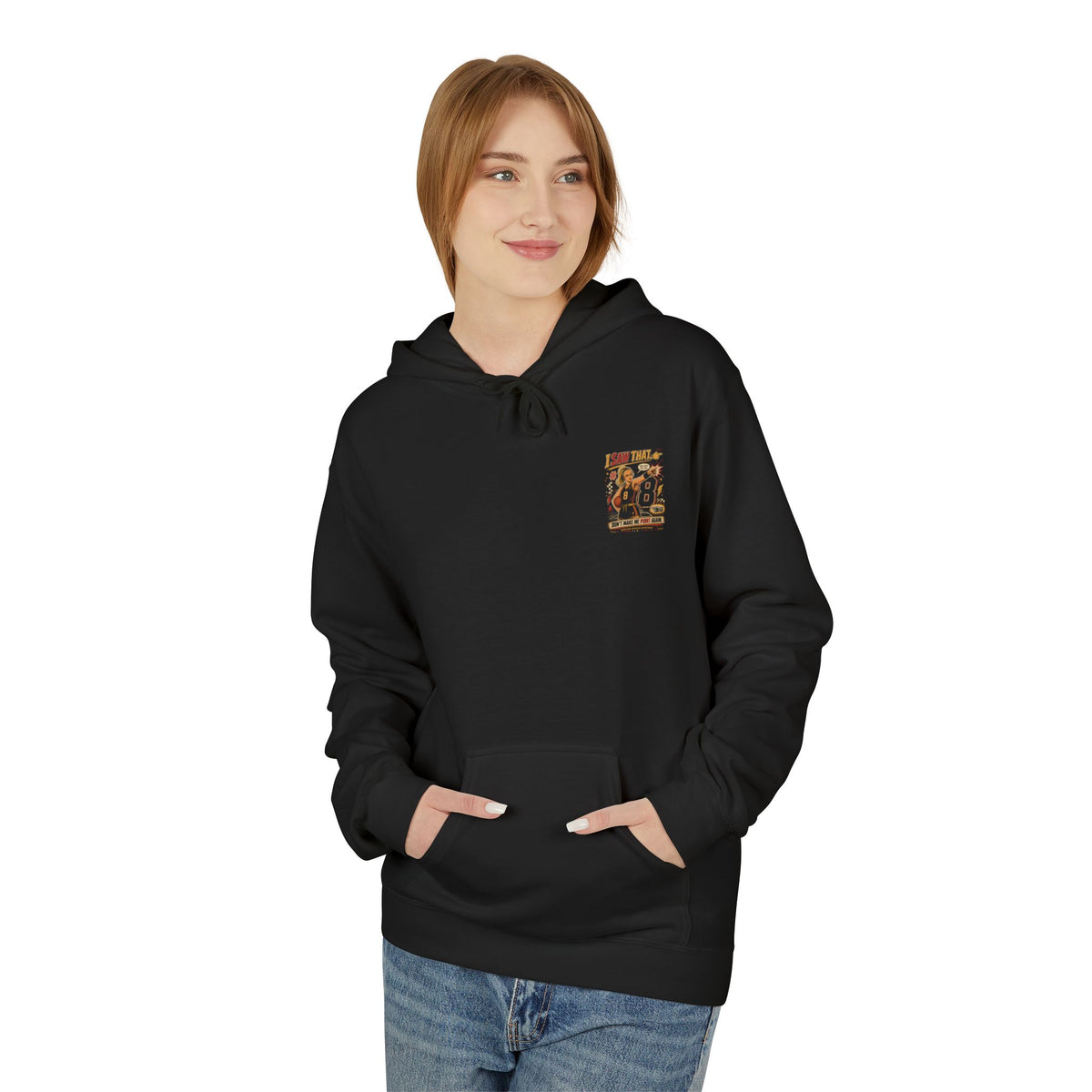 Point Made Hoodie — "I Saw What I Saw" Football Referee Fan Pullover