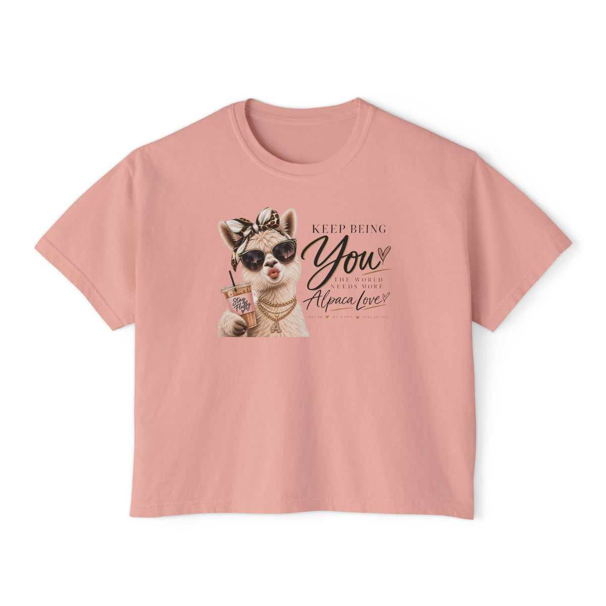 Keeping You Alpaca Lover Boxy Tee