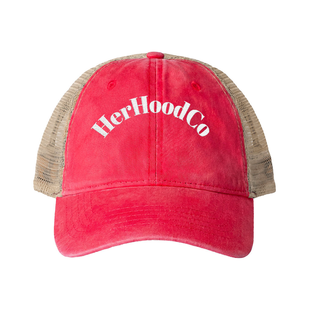 Women's Washed Mesh-Back Cap