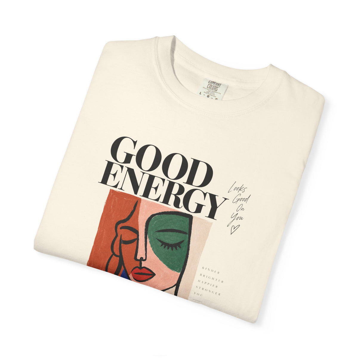 Good Energy Abstract Portrait T-Shirt
