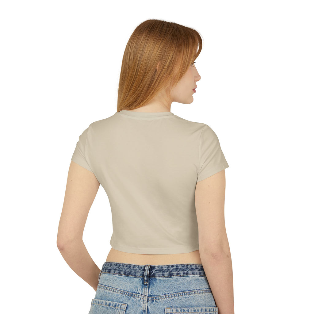 Halloween Ghost Crop Tee — "Happy Halloween" Cute Pumpkin & Ghost Graphic