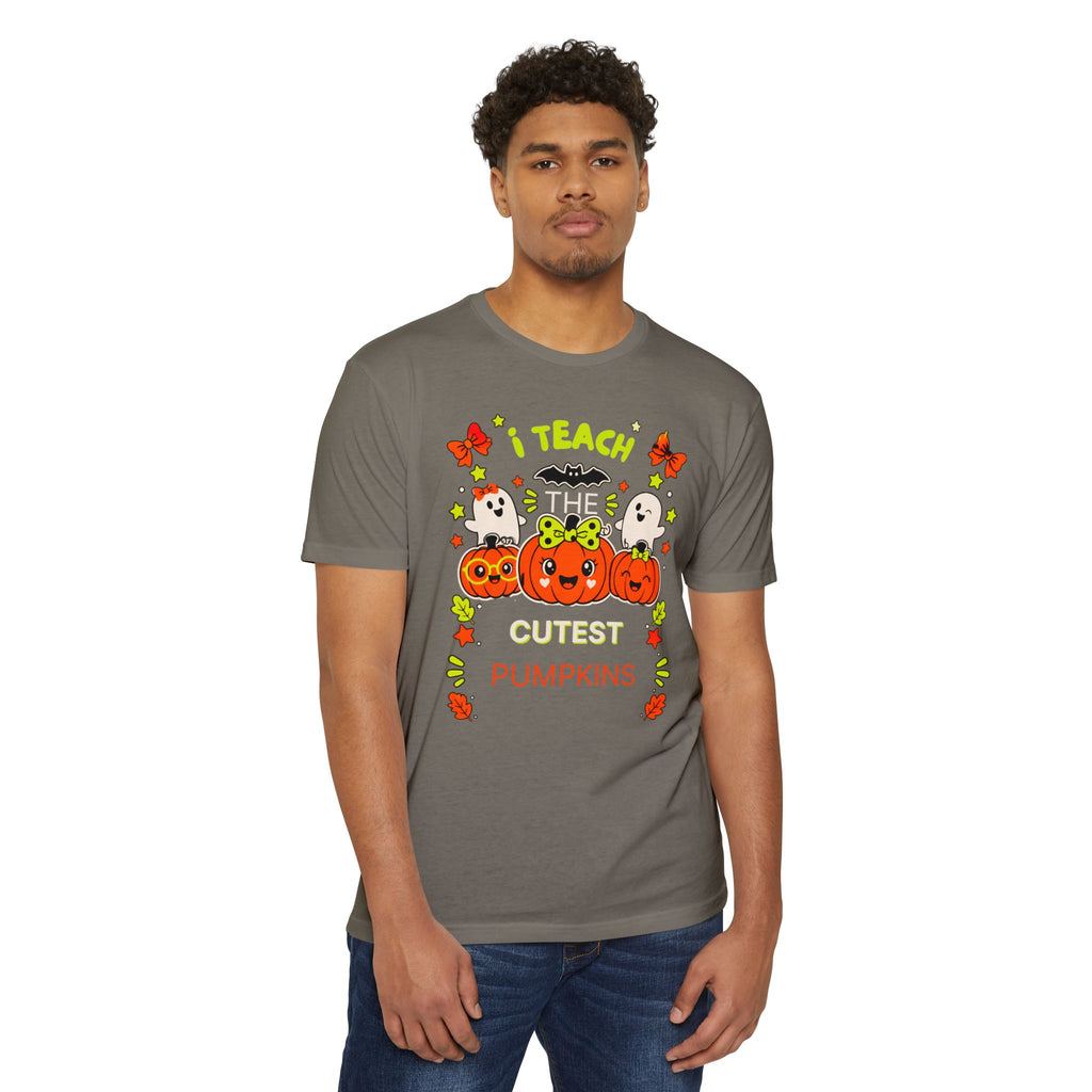 Teacher Halloween T‑Shirt — I Teach the Cutest Pumpkins Tee