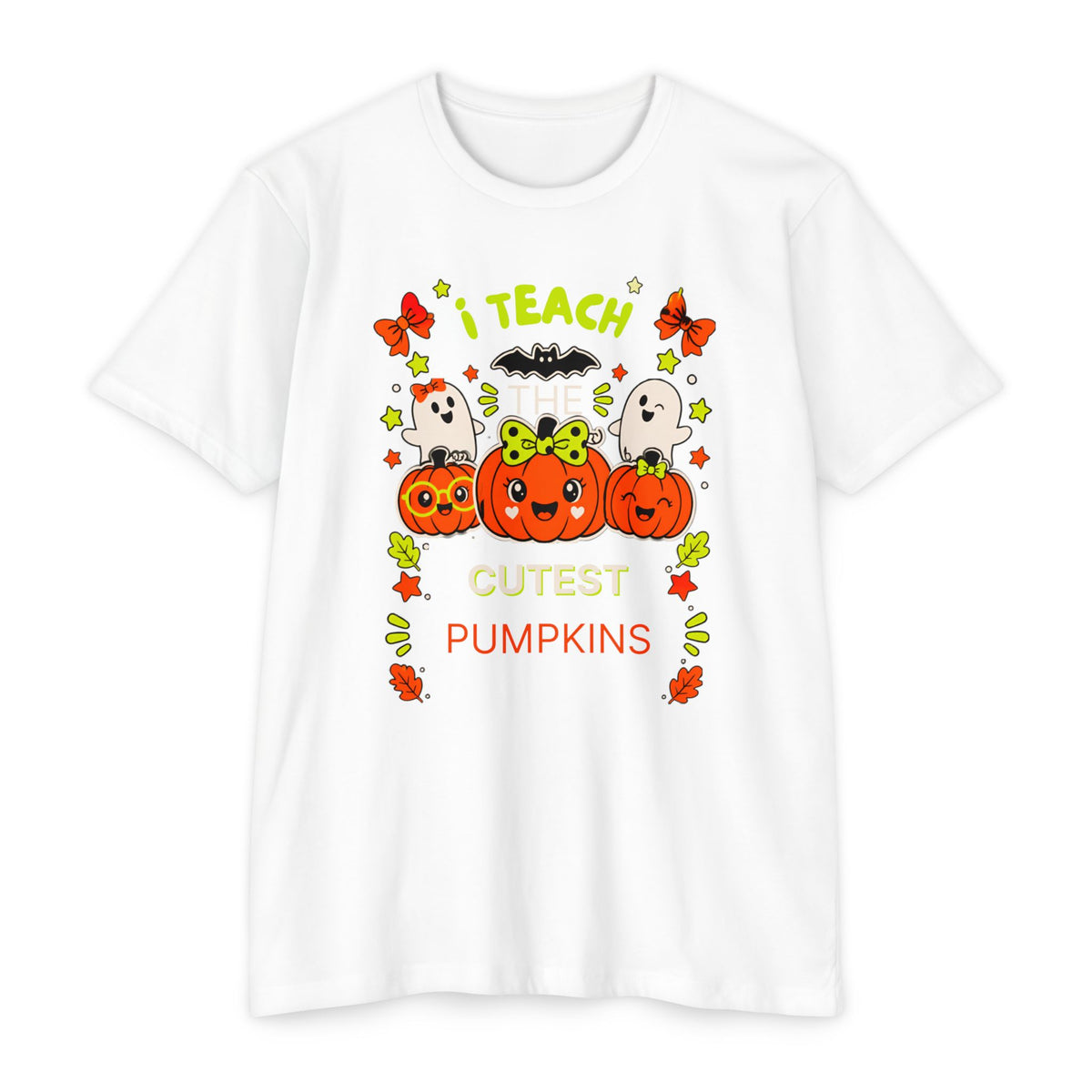 Teacher Halloween T‑Shirt — I Teach the Cutest Pumpkins Tee