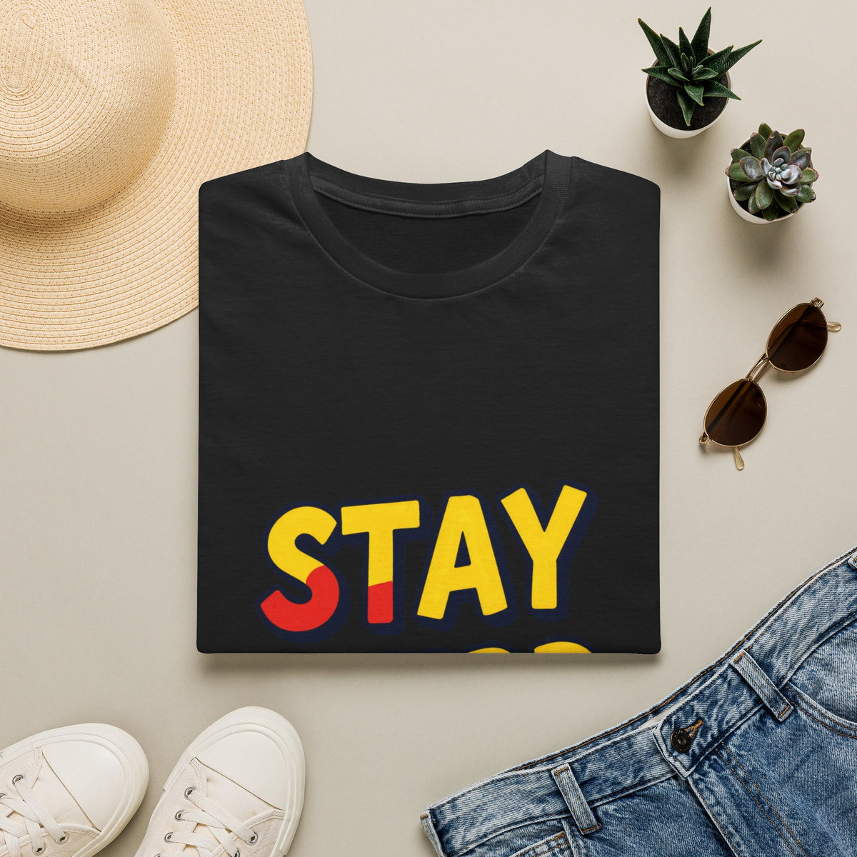 Stay Weird T-Shirt — Retro Bold Graphic Tee