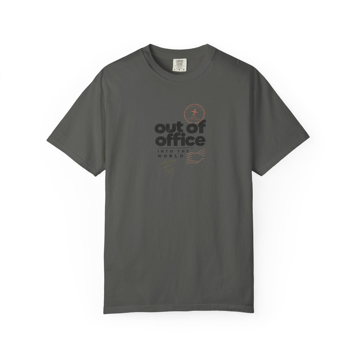 Out of Office T-Shirt — "Out of Office" Graphic Tee for Travel & Remote Work