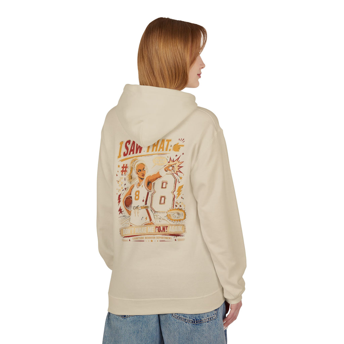 Point Made Hoodie — "I Saw What I Saw" Football Referee Fan Pullover