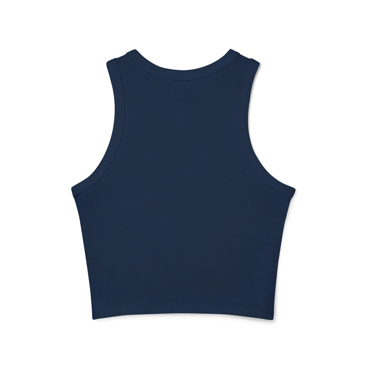Retro Cheerleader 'I Saw That' Racer Crop Tank Top