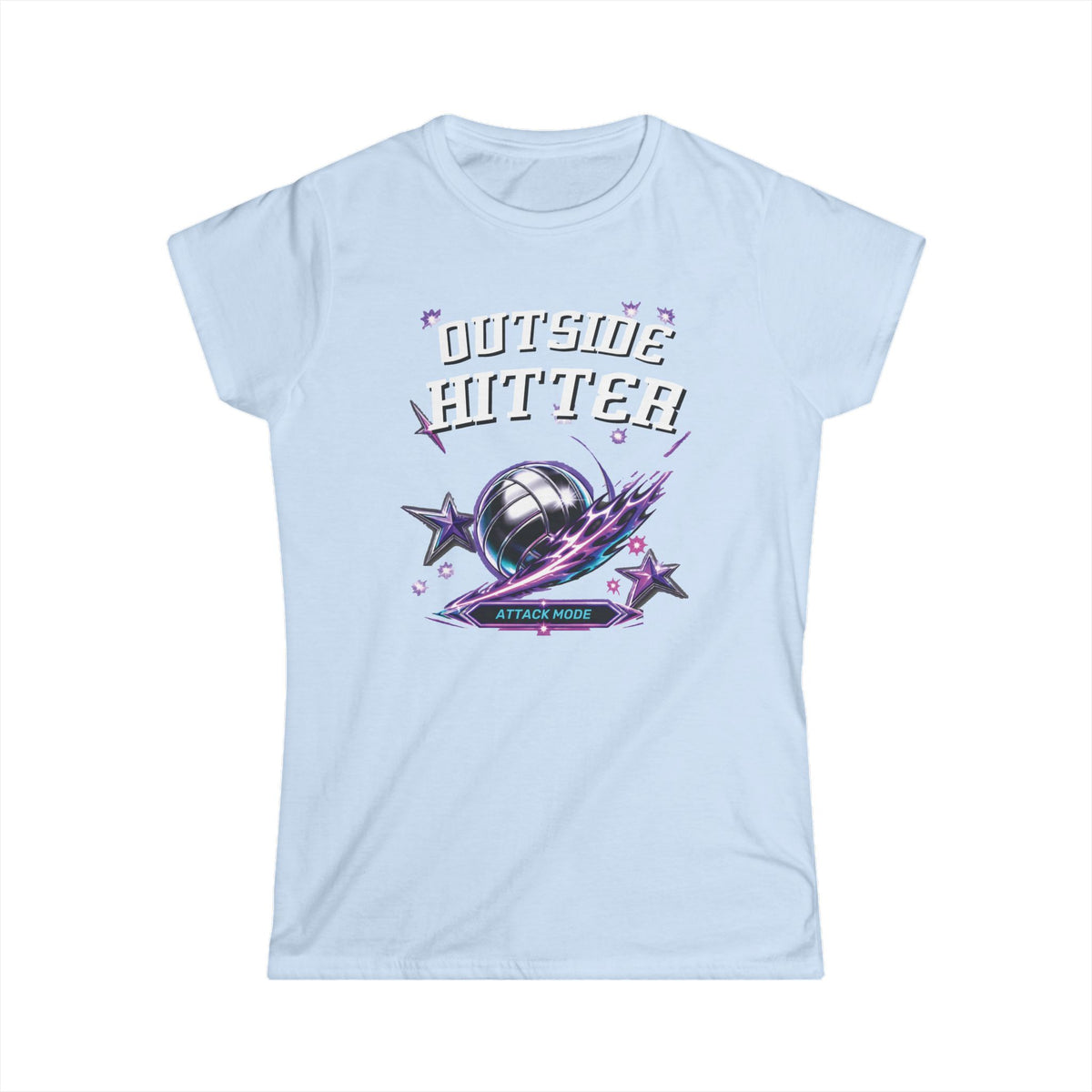 Outside Hitter Athlete Tee – Women’s Softstyle Volleyball Shirt